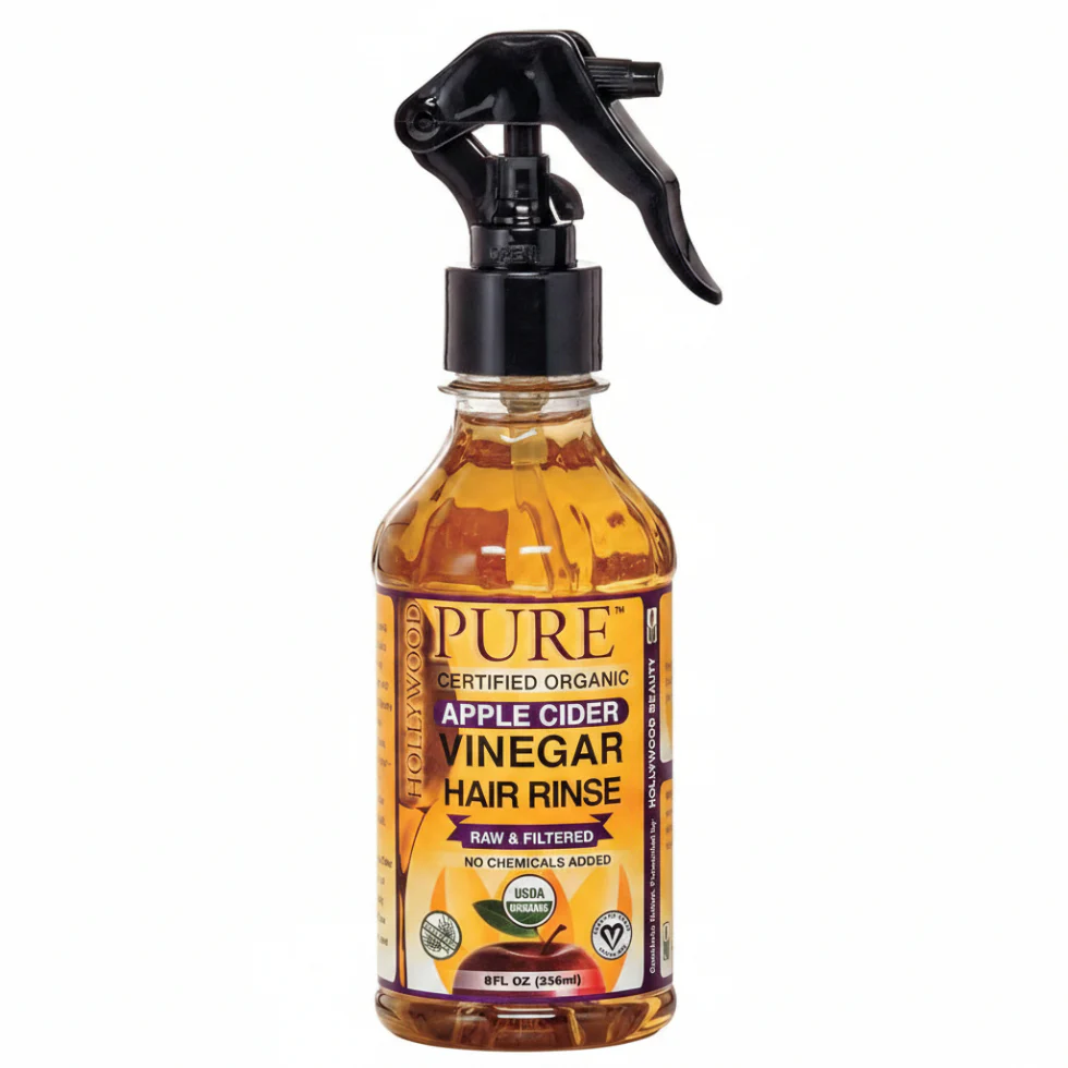 🍎 Organic Apple Cider Vinegar Hair Rinse 236ml | Scalp Cleanse & Shine