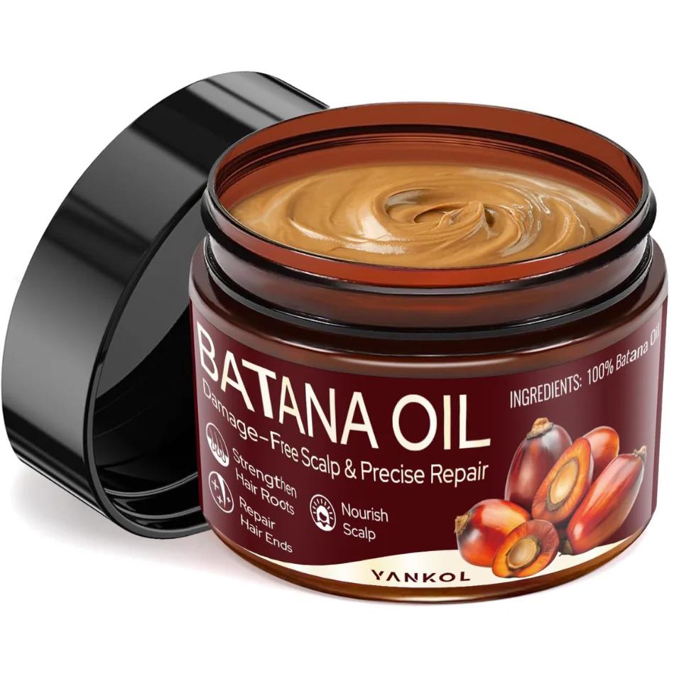 100% Raw Batana Oil Cold Pressed Organic | Hair Growth & Deep Repair Care