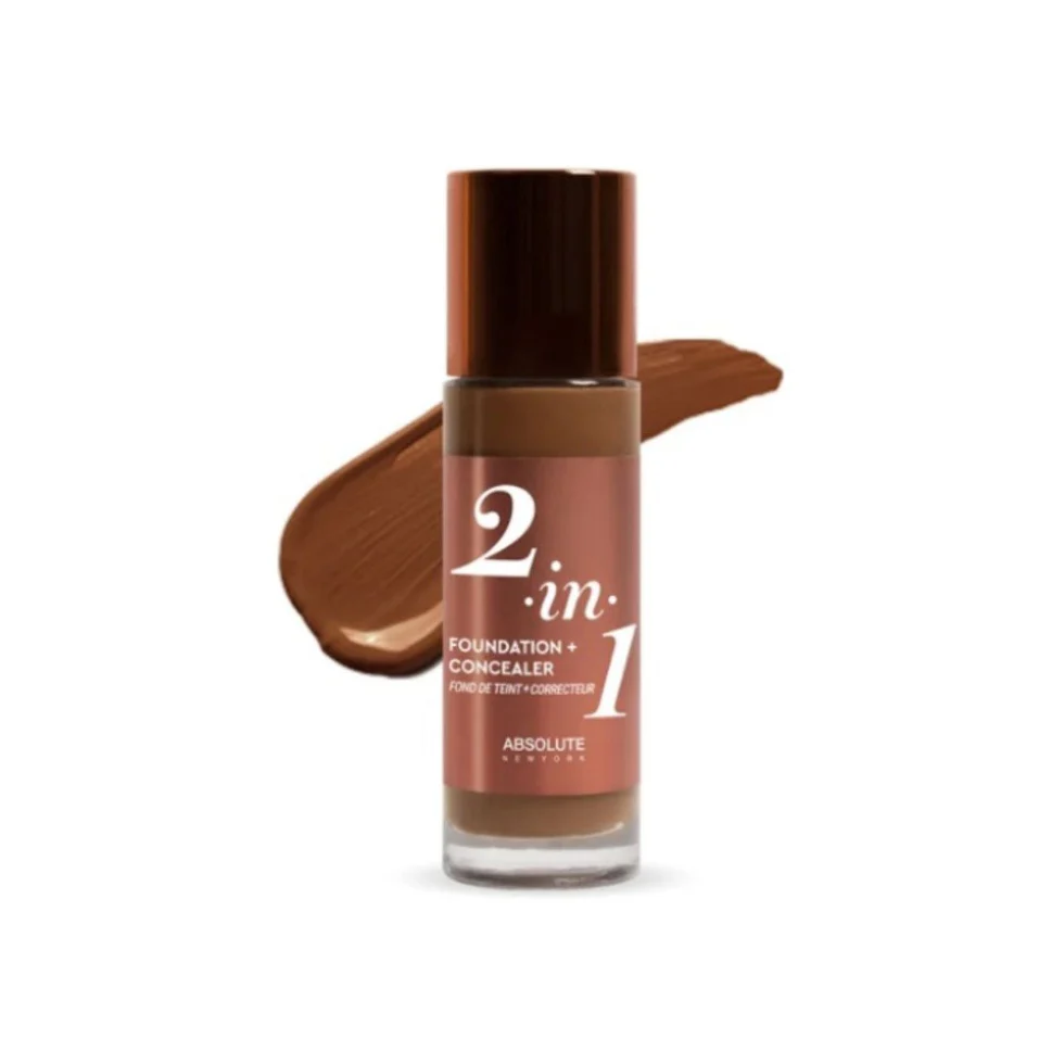 💄 Absolute New York 2-in-1 Foundation + Concealer | Demi-Matte Finish