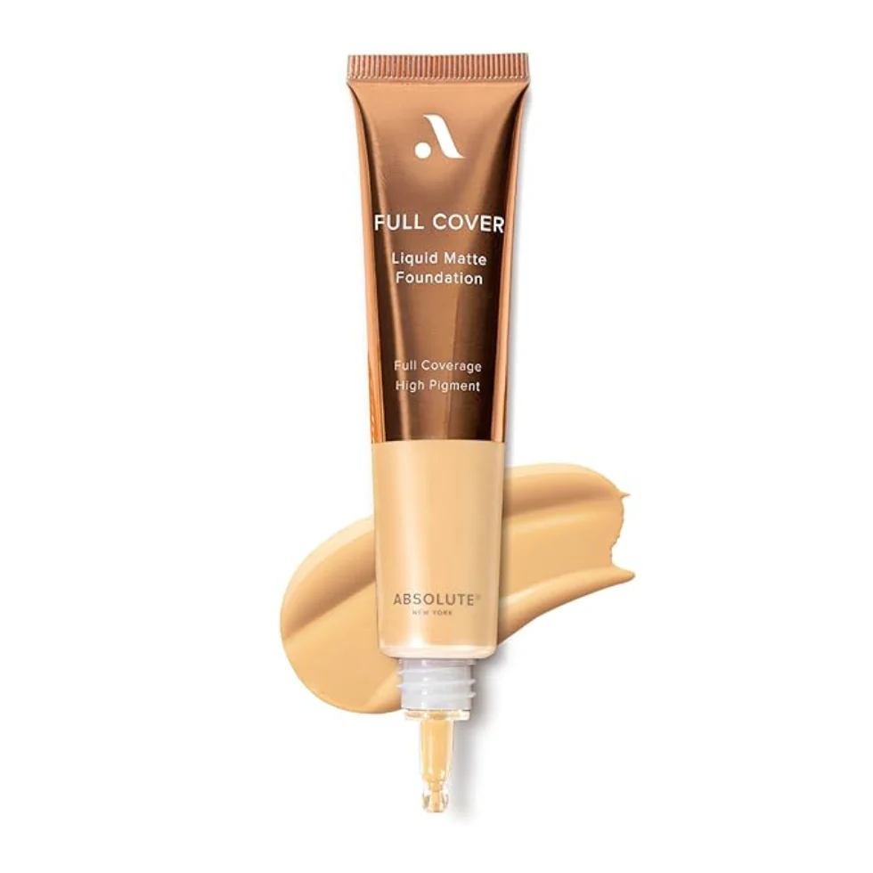 Absolute New York Full Cover Liquid Matte Foundation | Flawless Finish