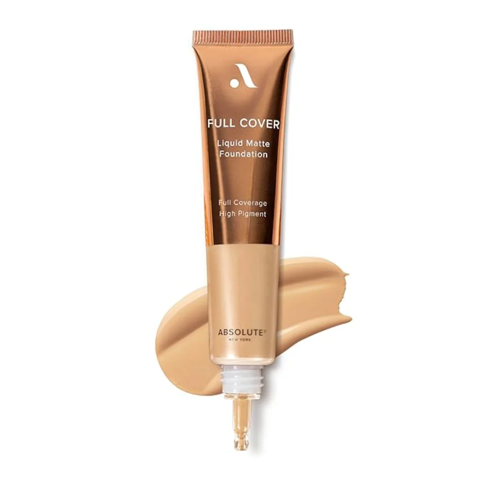 Absolute New York Full Cover Liquid Matte Foundation | Flawless Finish - Image 2