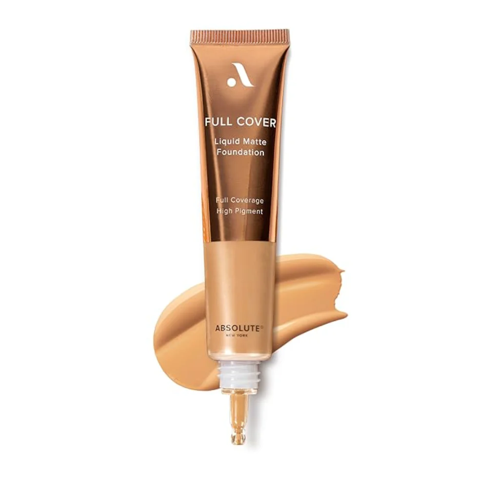 Absolute New York Full Cover Liquid Matte Foundation | Flawless Finish - Image 4