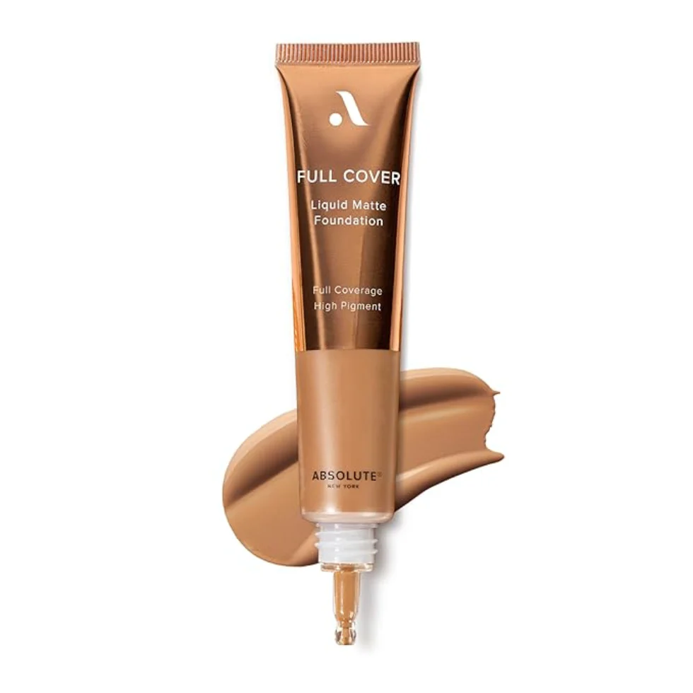 Absolute New York Full Cover Liquid Matte Foundation | Flawless Finish - Image 5
