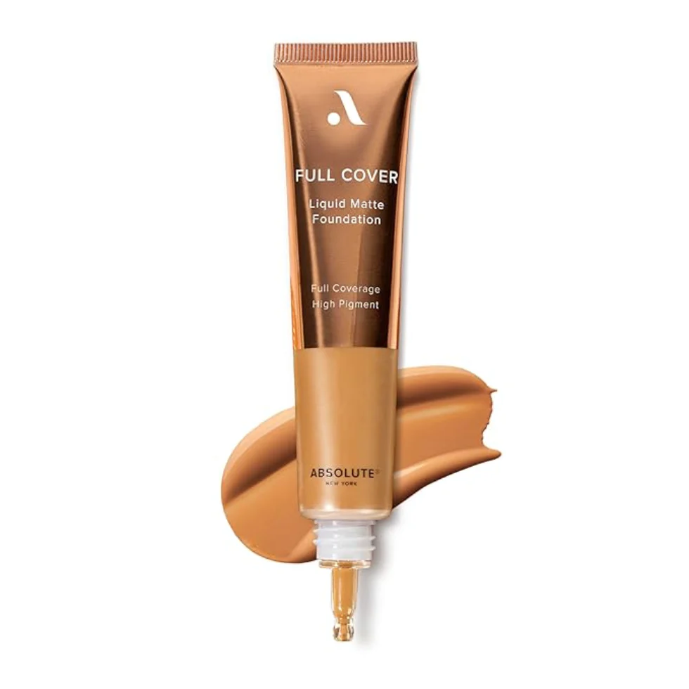 Absolute New York Full Cover Liquid Matte Foundation | Flawless Finish - Image 6