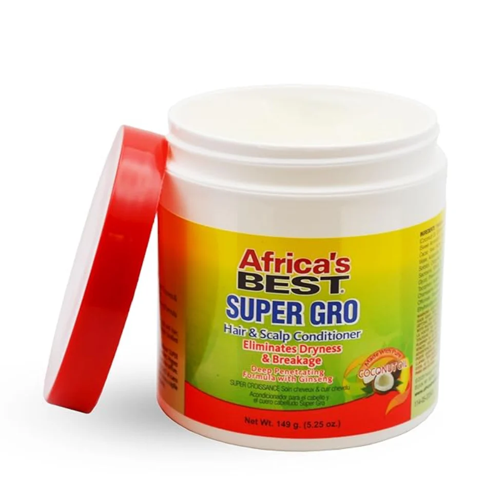 Africa's Best Herbal Gro Super Hair & Scalp Conditioner 149g | Strengthen & Moisturize - Image 3