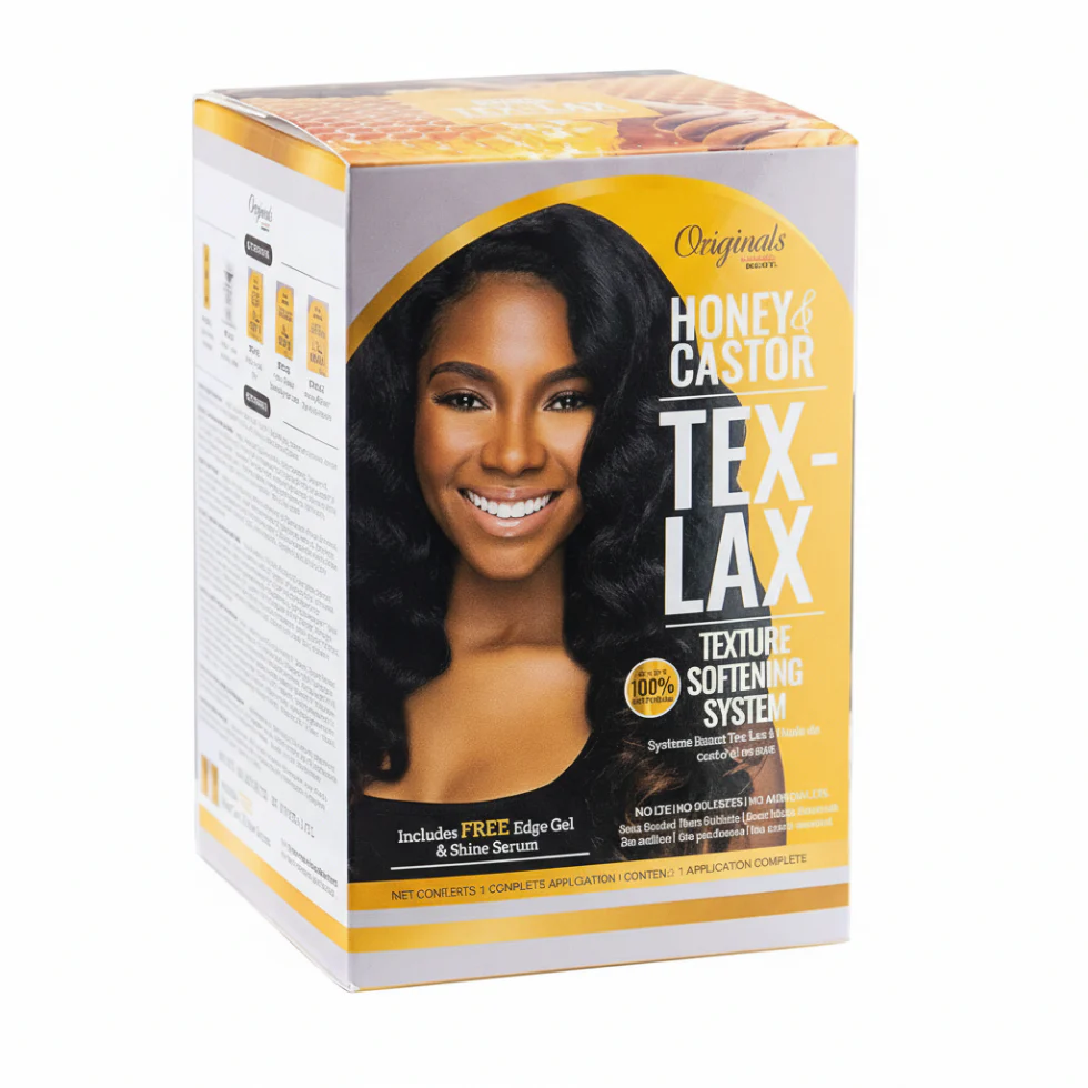 Africa's Best Honey & Castor Tex-Lax System | Texture Softening Kit – 1 Complete Application