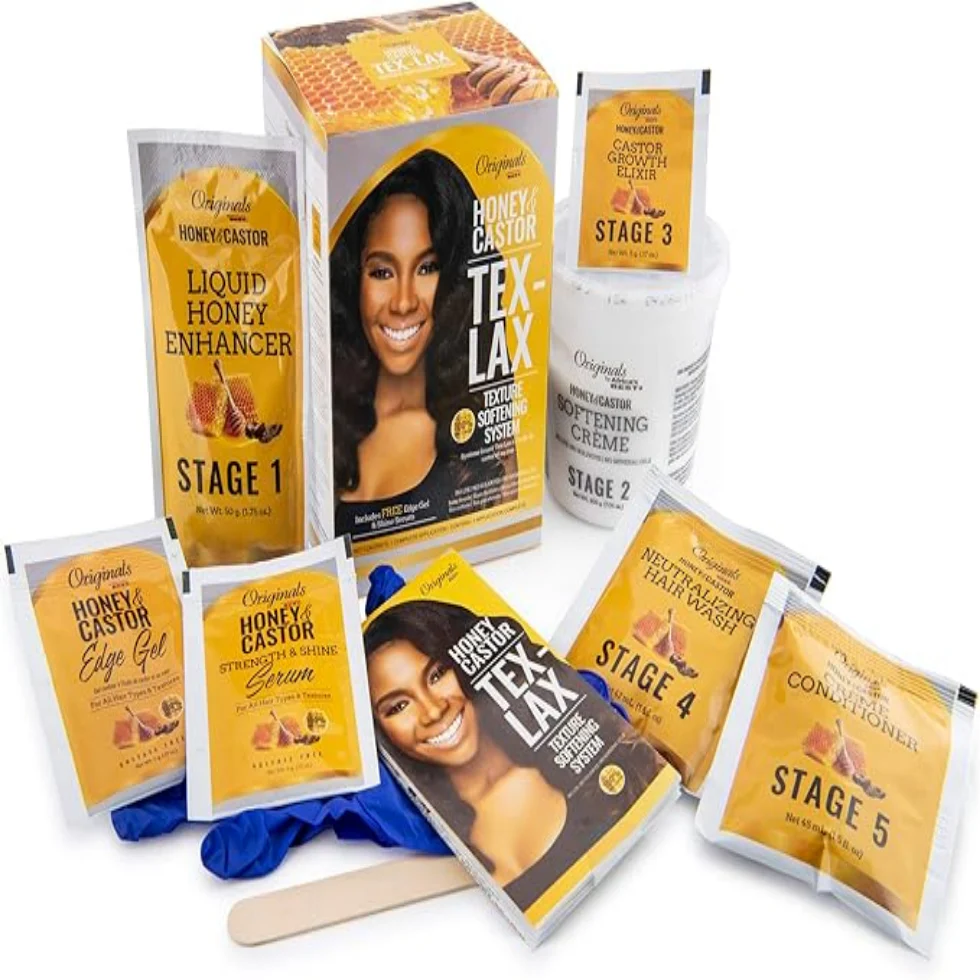 Africa's Best Honey & Castor Tex-Lax System | Texture Softening Kit – 1 Complete Application - Image 2