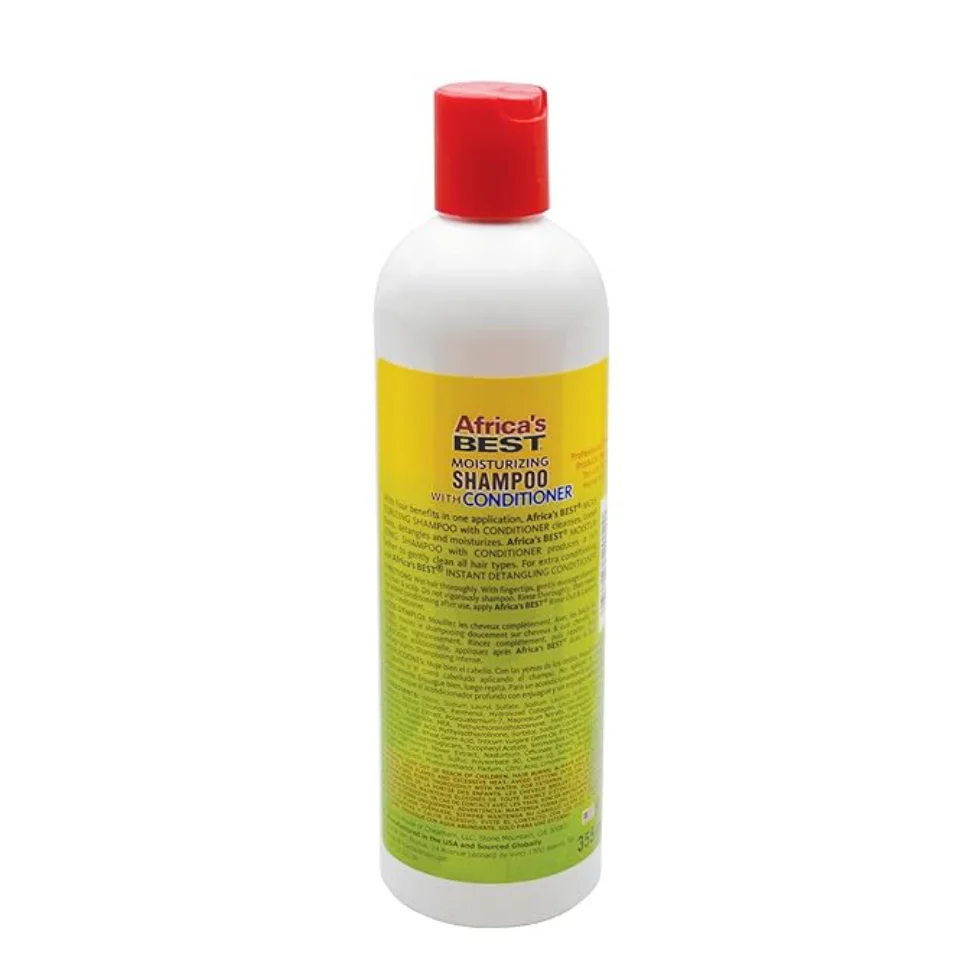 Africa's Best Moisturizing Shampoo With Conditioner 355ml | Hydrate, Detangle & Nourish Hair - Image 2