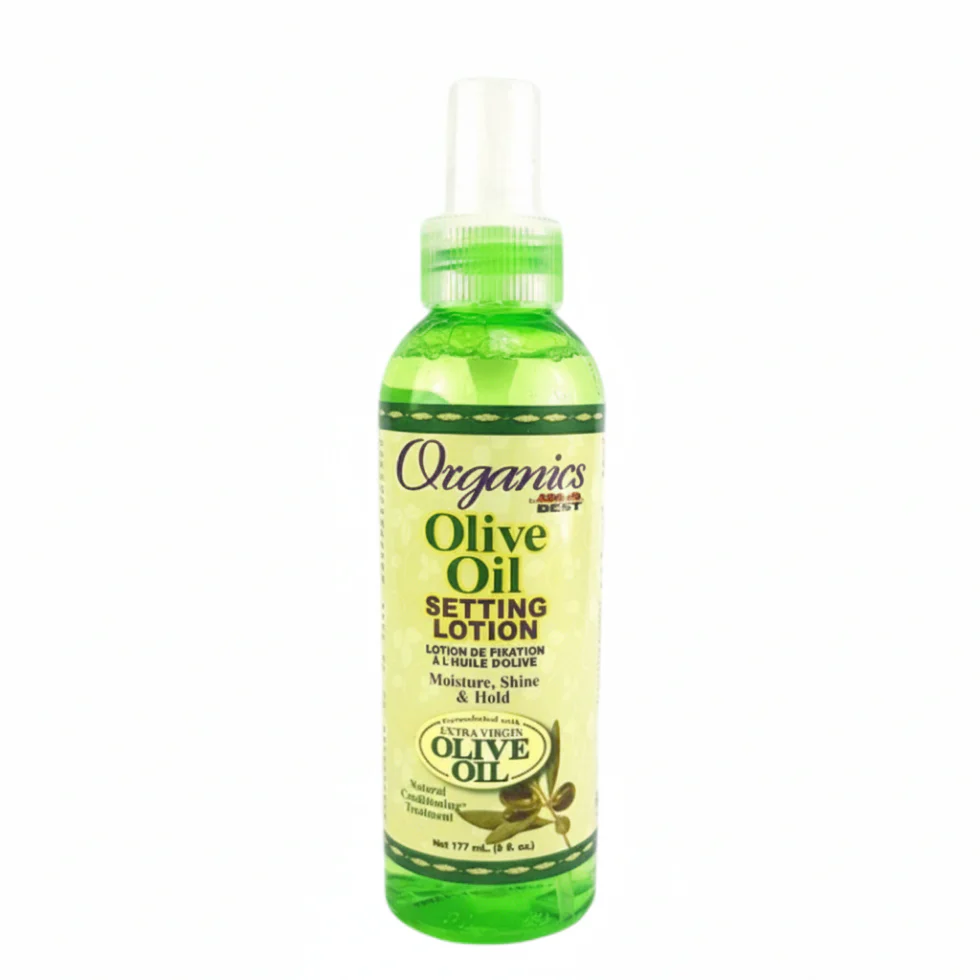 Africa’s Best Olive Oil Setting Lotion 177ml | Firm Hold & Shine