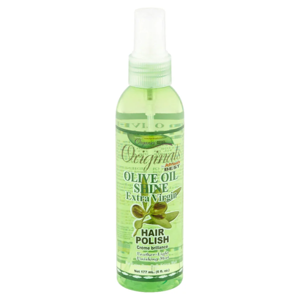 Africa’s Best Olive Oil Hair Polisher Creme | Shine & Frizz Control Smooth Hair