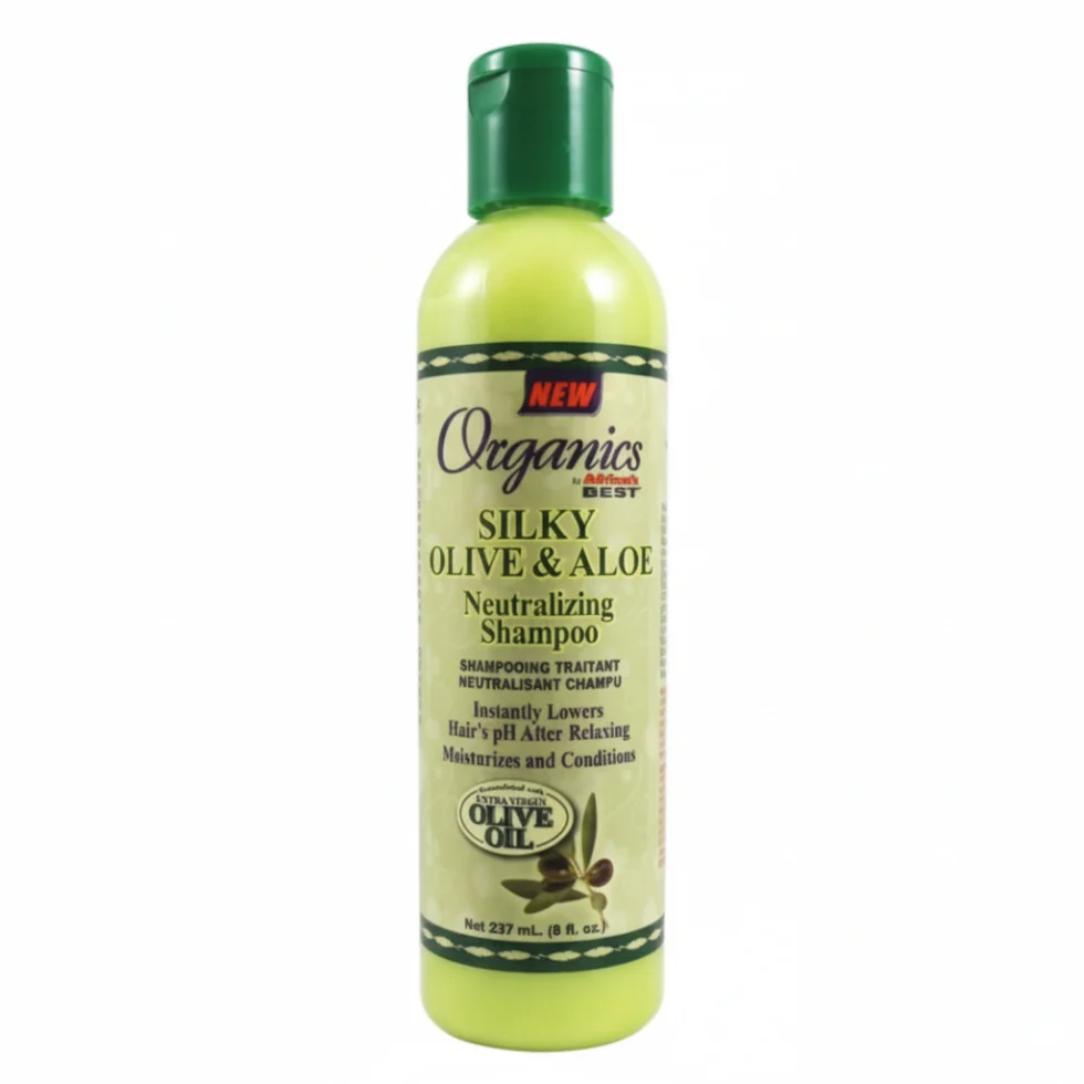Africa’s Best Organics Neutralizing Shampoo | Olive & Aloe Gentle Hair Care