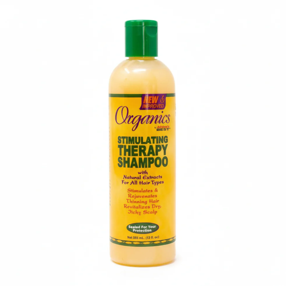 Africa’s Best Organics Stimulating Therapy Shampoo | Hair Growth & Scalp Care
