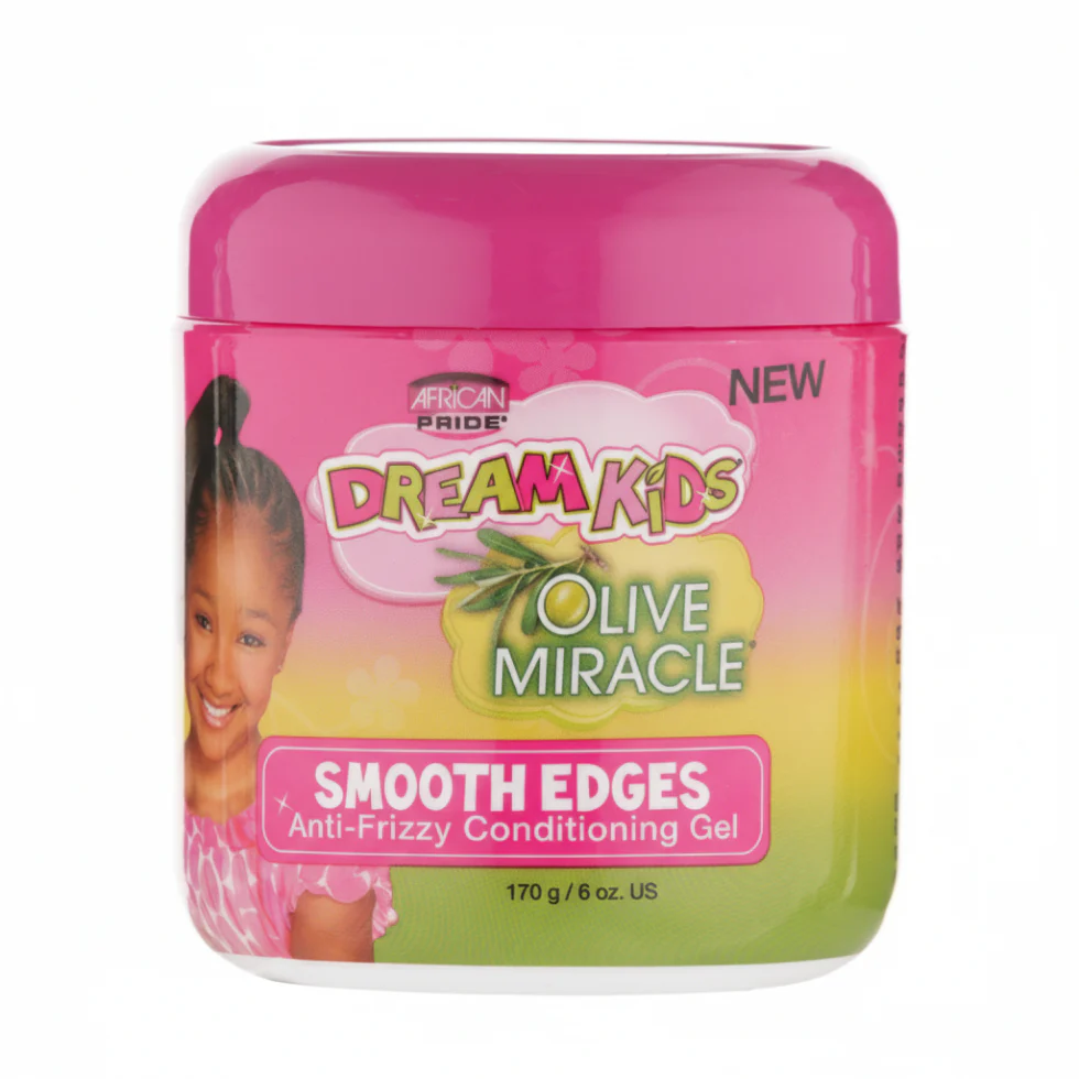 African Pride Dream Kids Olive Miracle Smooth Edges 170g | Anti-Frizz Gel