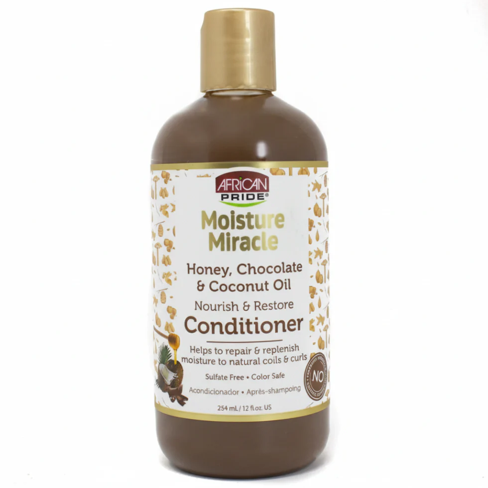 African Pride Honey Chocolate & Coconut Oil Conditioner 354ml | Deep Moisture Hair Repair Care