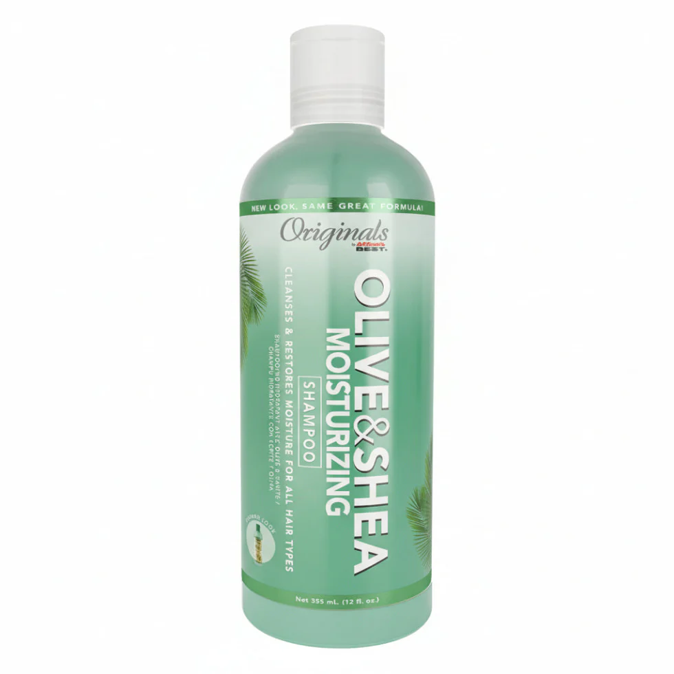 Africa's Best Olive & Shea Moisturizing Shampoo 355ml | Hydrate, Strengthen & Promote Hair Growth