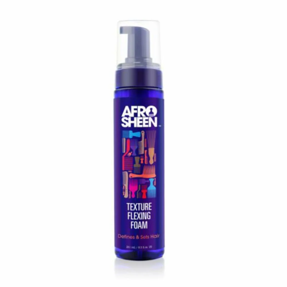 Afro Sheen Texture Flexing Foam 251ml | Curl Defining & Styling Foam
