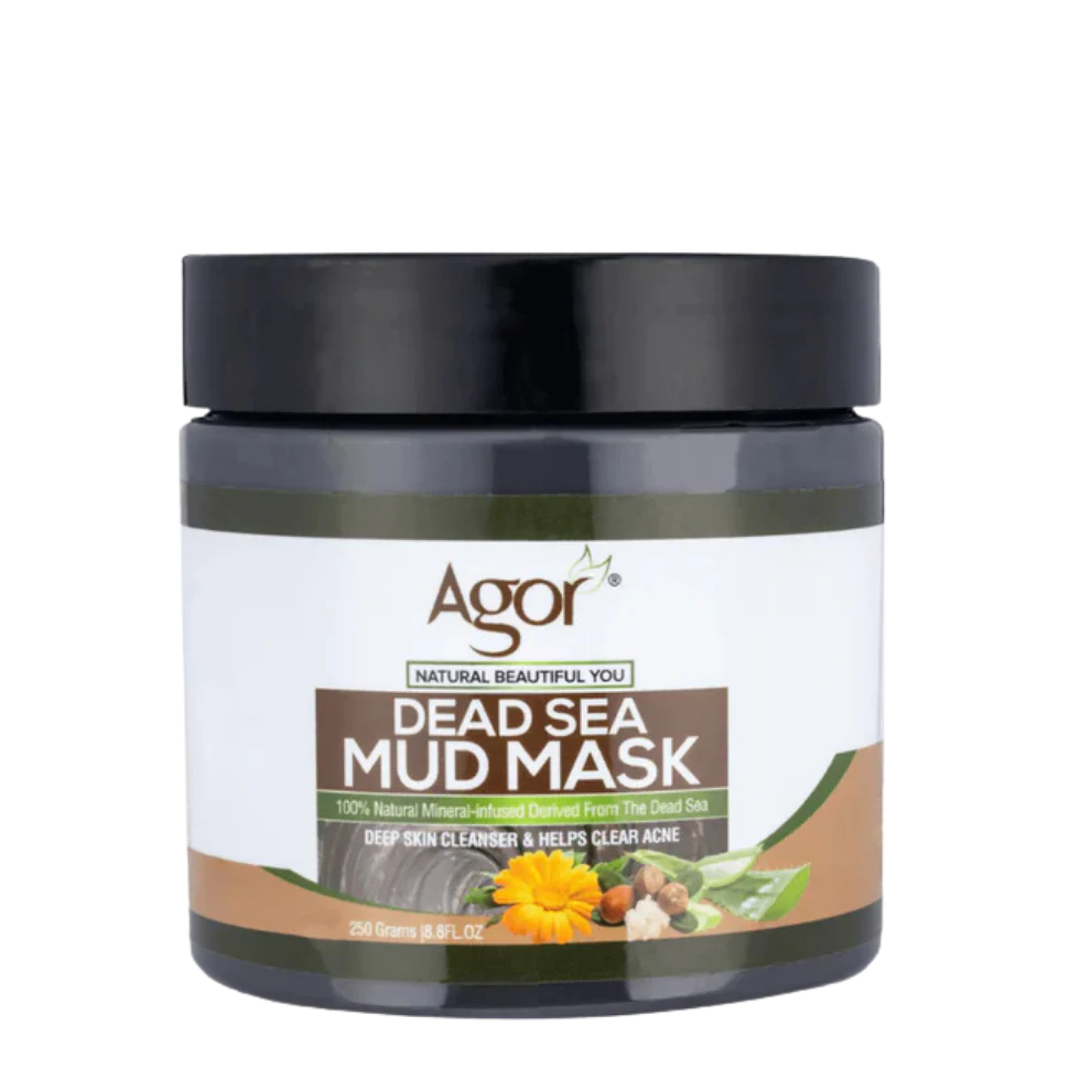 Agor Natural Dead Sea Mud Mask 250g | Deep Cleansing Acne Treatment Skin Care