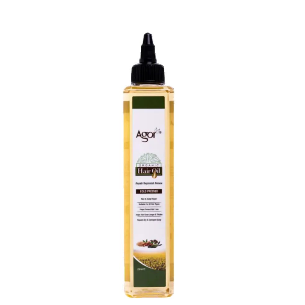 Agor Organic Hair Oil 250ml | Cold Pressed Hair Growth & Repair Treatment