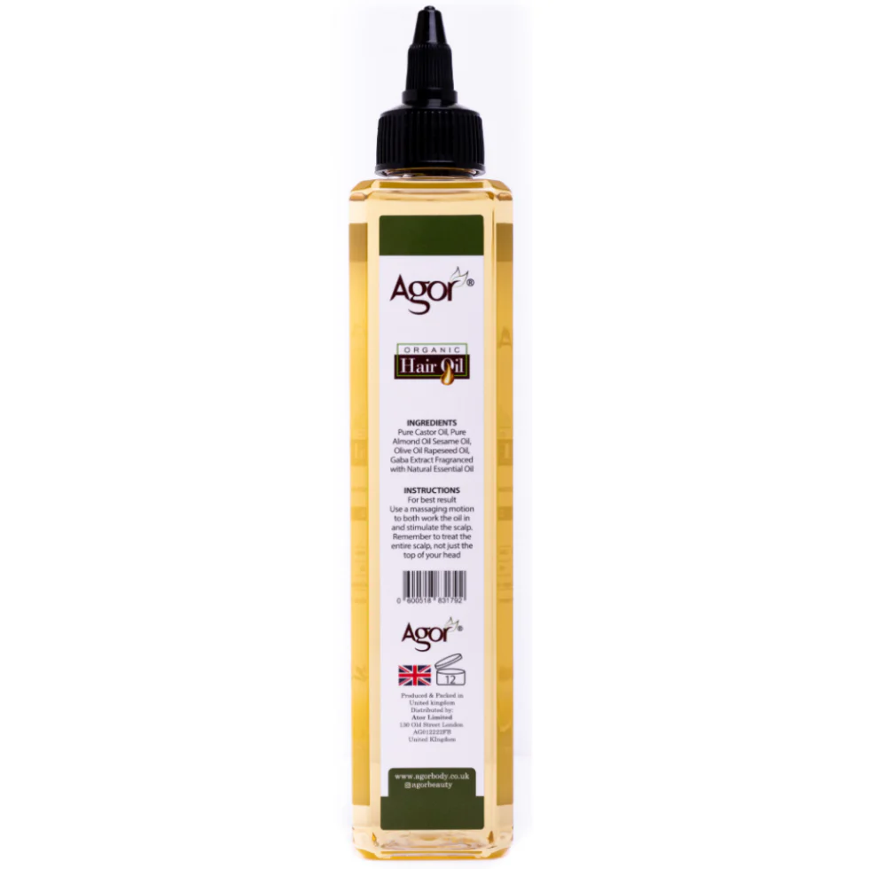 Agor Organic Hair Oil 250ml | Cold Pressed Hair Growth & Repair Treatment - Image 2