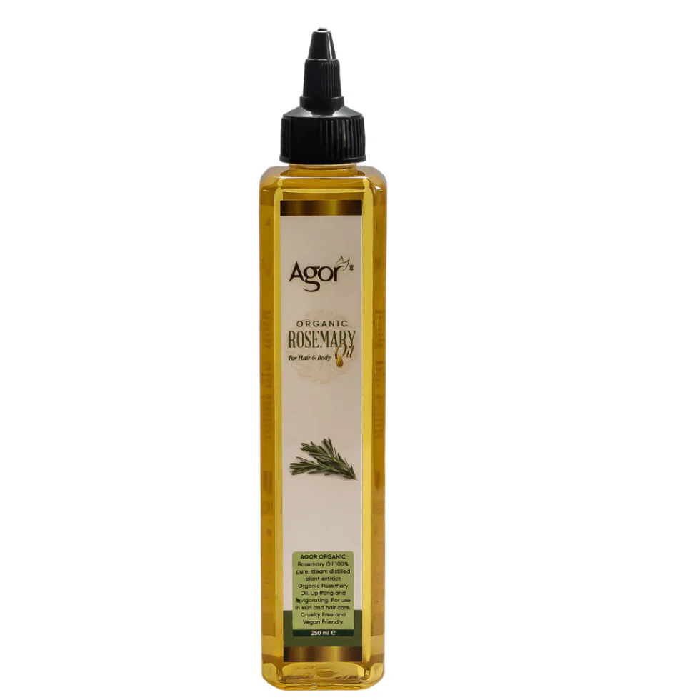 Agor Organic Rosemary Oil 250ml | Hair Growth & Scalp Care Nourishment