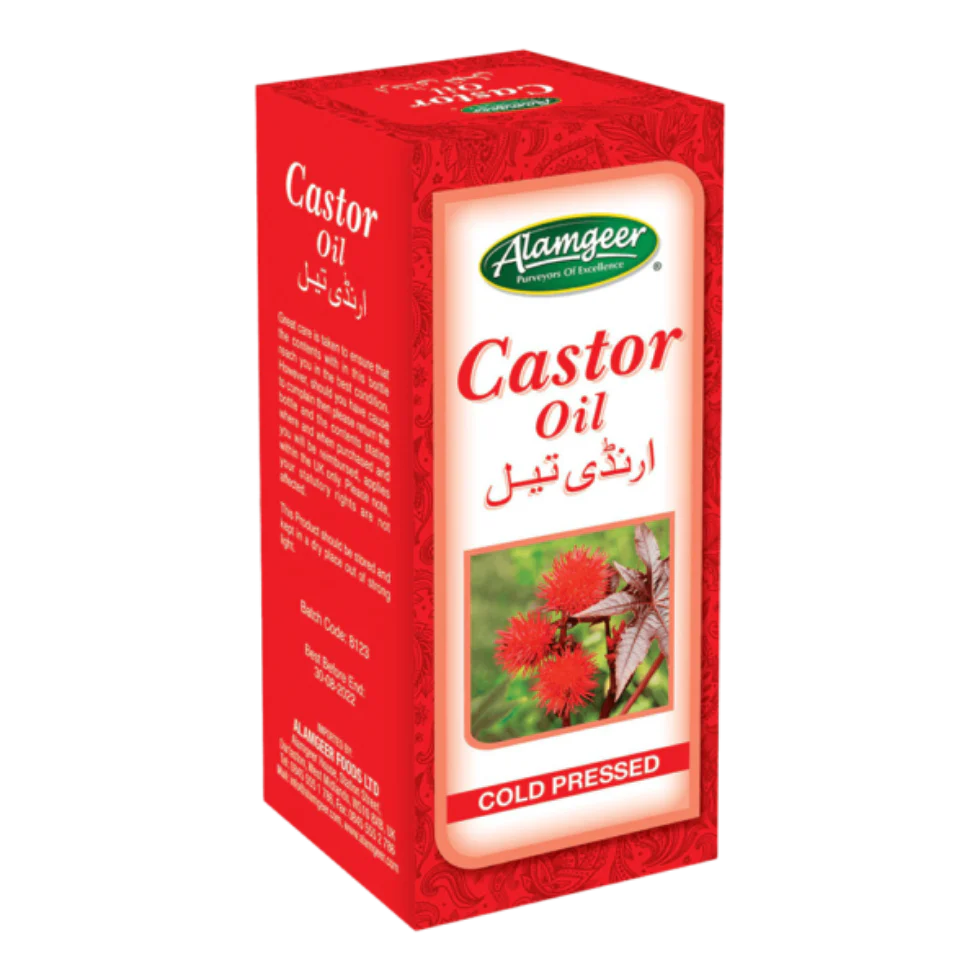 Alamgeer Castor Oil 100ml | Hair Growth & Deep Nourishing Skin Care Oil
