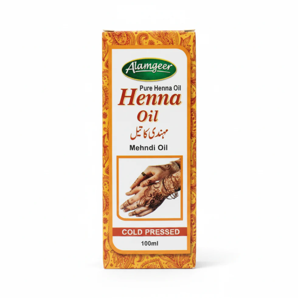 Alamgeer Henna Oil 100ml | Natural Hair Strengthening & Scalp Care Oil