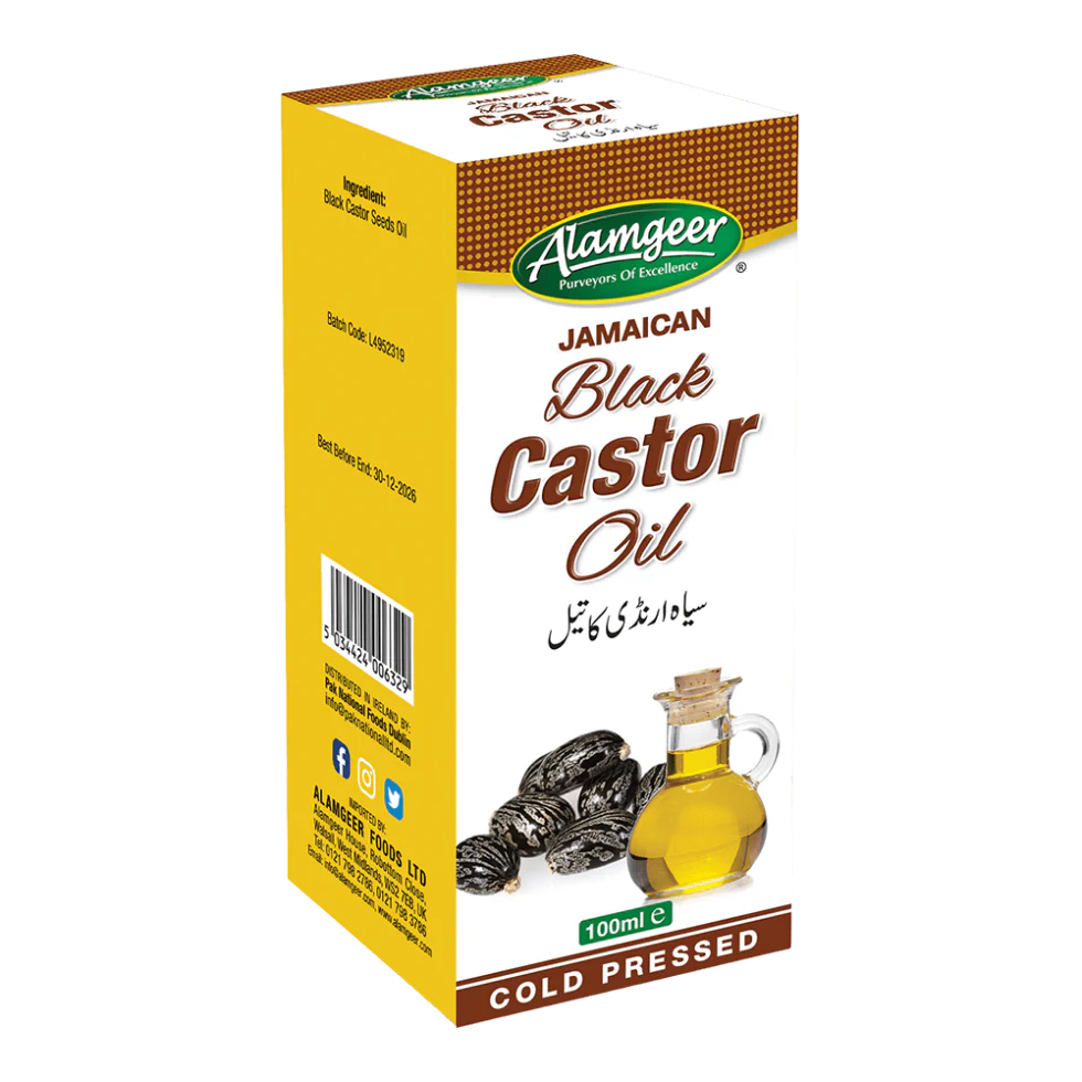 Alamgeer Jamaican Black Castor Oil 100ml | Hair Growth & Skin Care Oil