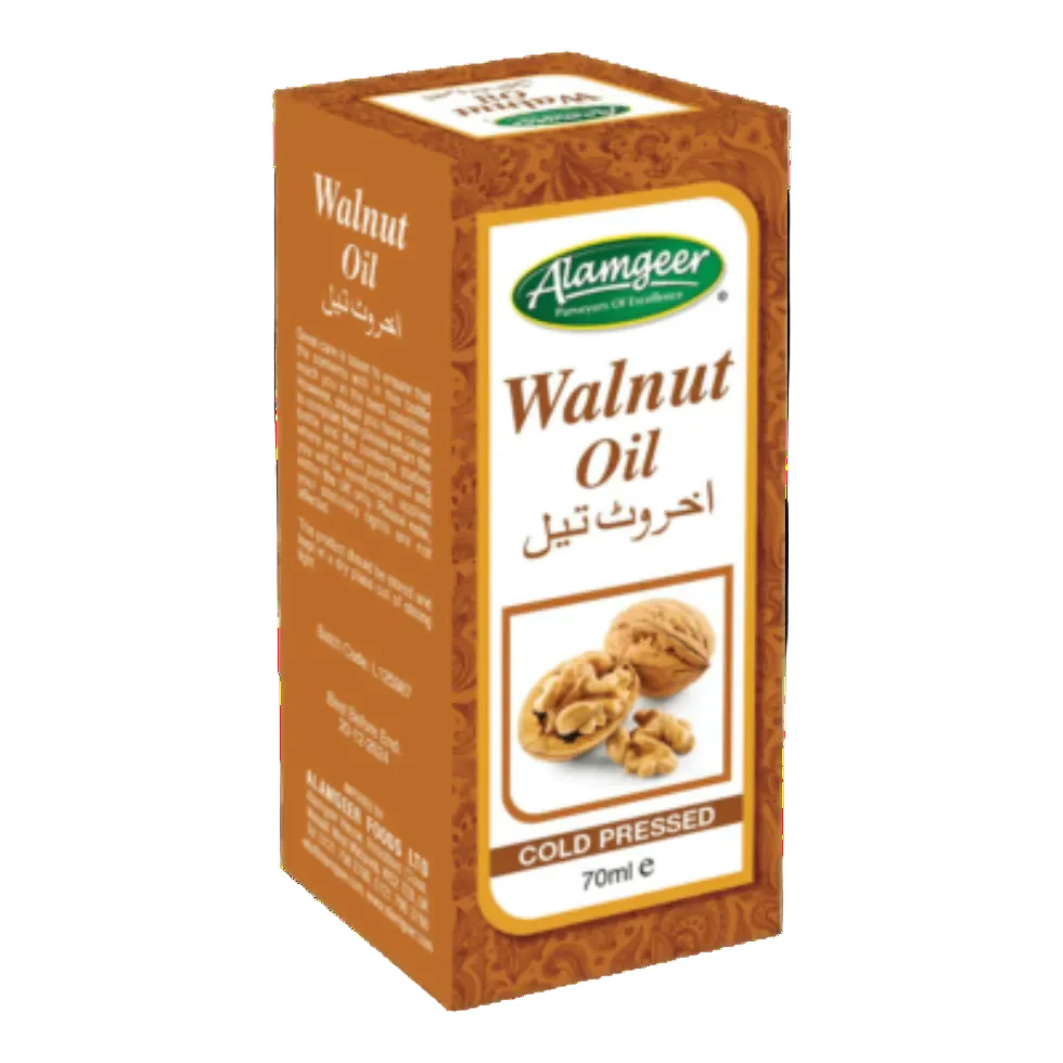 Alamgeer Walnut Oil Cold Pressed 70ml | Hair Growth & Skin Nourishing Oil
