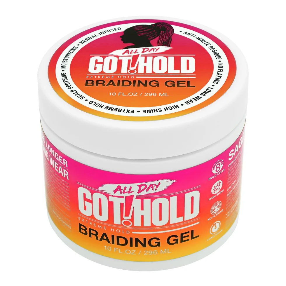 All Day Got Hold Braiding Gel 296ml | Extreme Hold for Braids & Twists