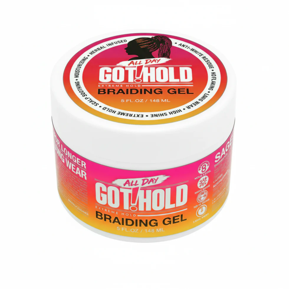 All Day Got Hold Braiding Gel 5oz | Extreme Hold for Braids & Twists