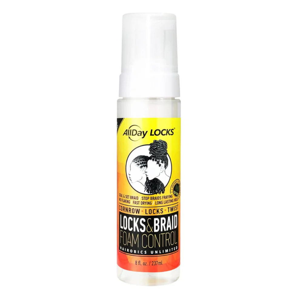 AllDay Locks Braid Foam Control 237ml | Frizz Control Styling Mousse