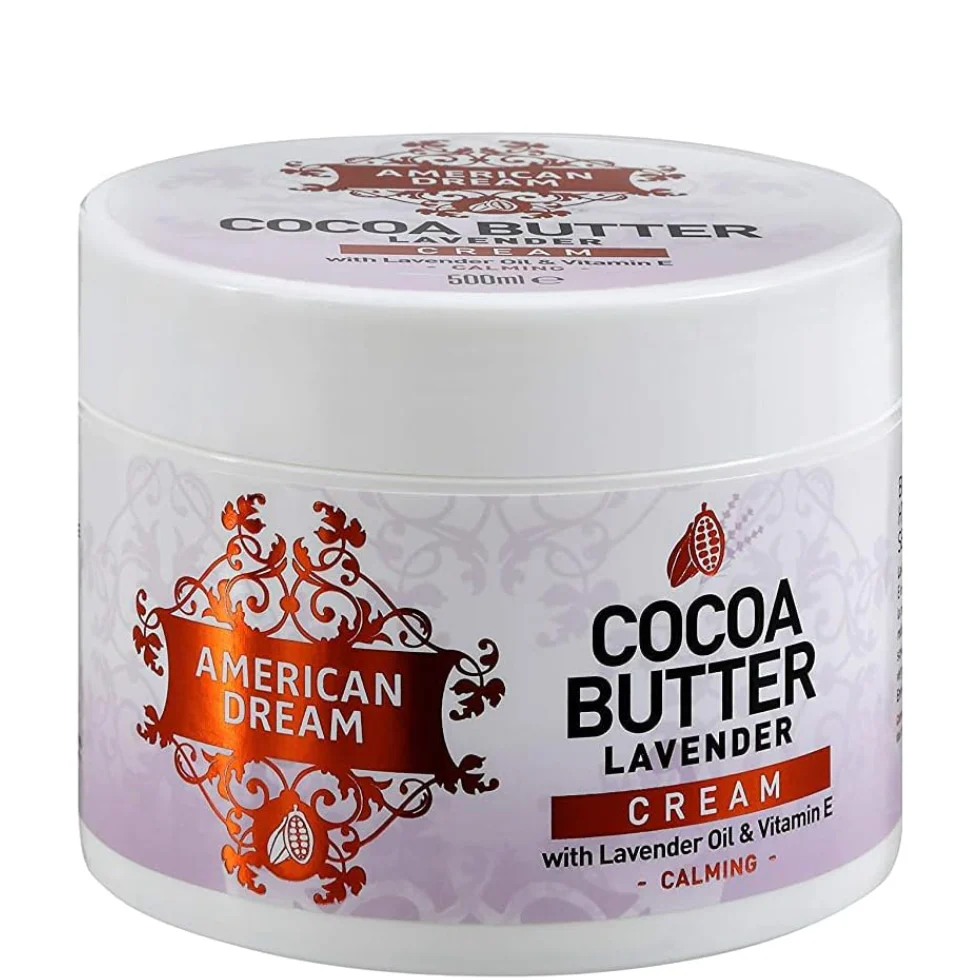 American Dream Cocoa Butter Lavender Cream 500ml | Hydrate, Soothe & Relax Skin