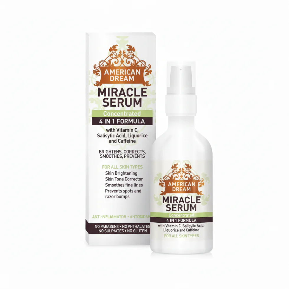 American Dream Miracle Serum 4-in-1 59ml | Brightening Radiant Glow Skin Care - Image 2