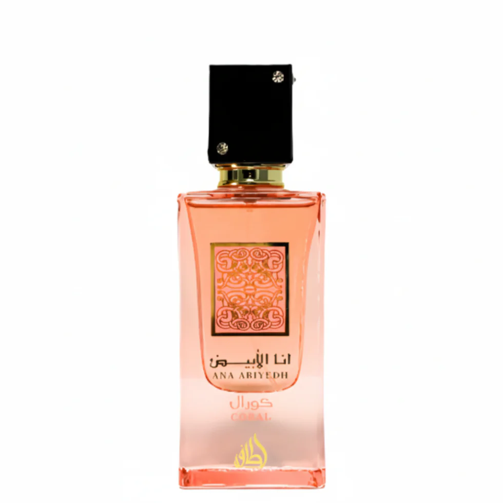 Ana Abiyedh Coral Eau de Parfum 60ml by Lattafa | Unisex Fruity Floral Perfume - Image 2