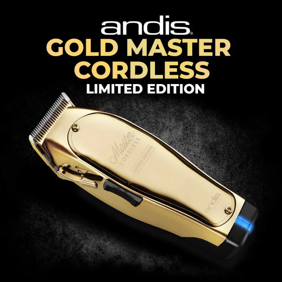 Andis Master Cordless Gold Clipper | Professional Lithium-Ion Barber Tool - Image 2