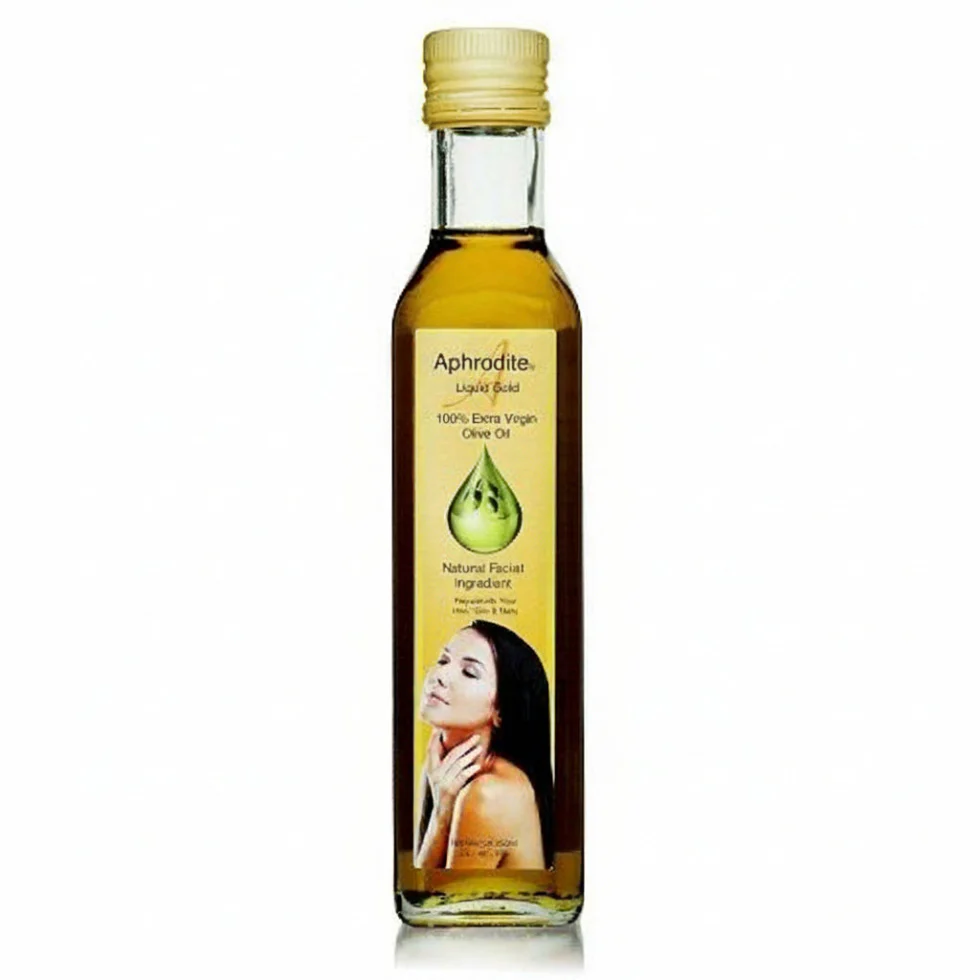 Aphrodite Liquid Gold Extra Virgin Olive Oil 250ml | Pure Skin & Hair Oil