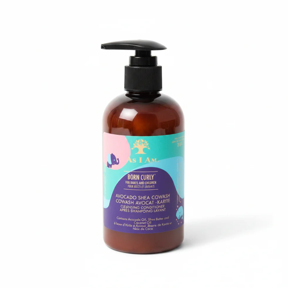 As I Am Born Curly Avocado Shea CoWash 8oz | Gentle Curl Cleanser