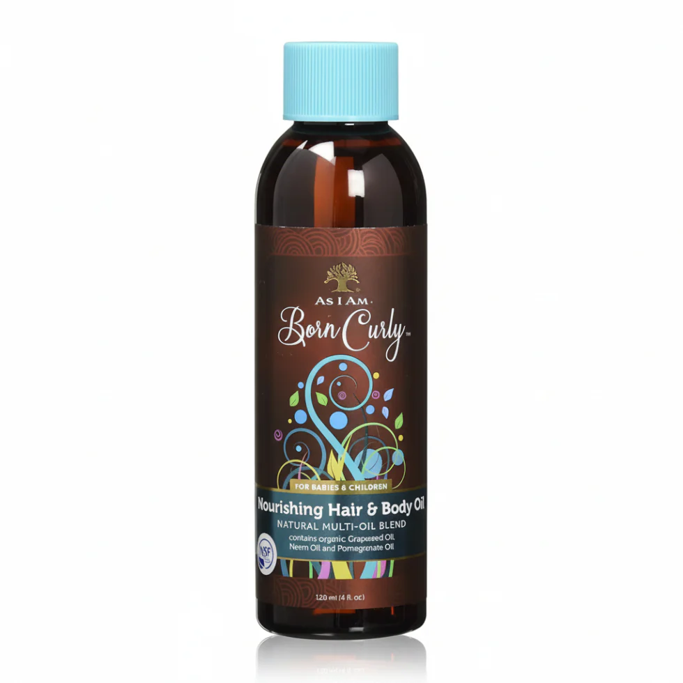 As I Am Born Curly Hair & Body Oil 120ml | Shine & Hydration Care