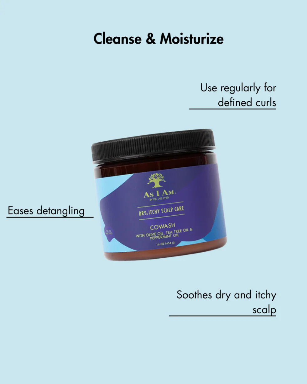 As I Am Dry & Itchy Scalp Co-Wash 454g | Anti-Dandruff & Hydration - Image 3