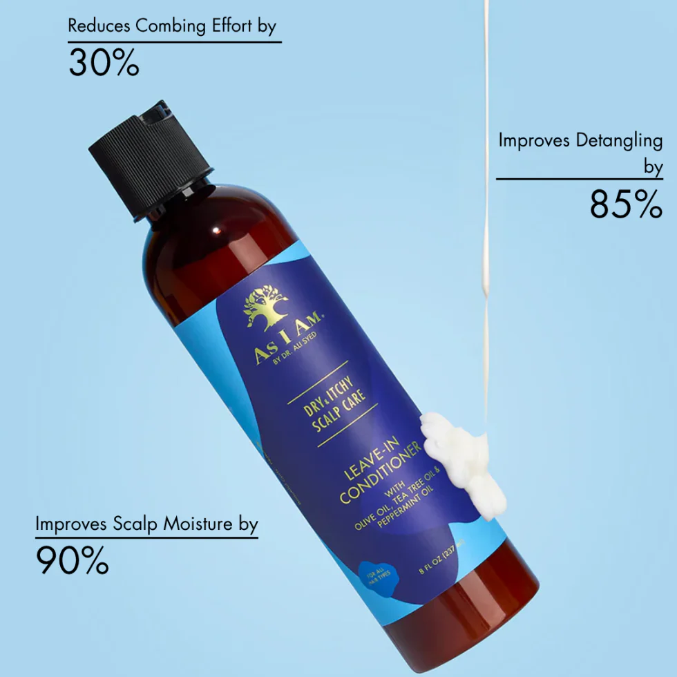 As I Am Dry & Itchy Scalp Leave-In Conditioner 237ml | Tea Tree Care - Image 2