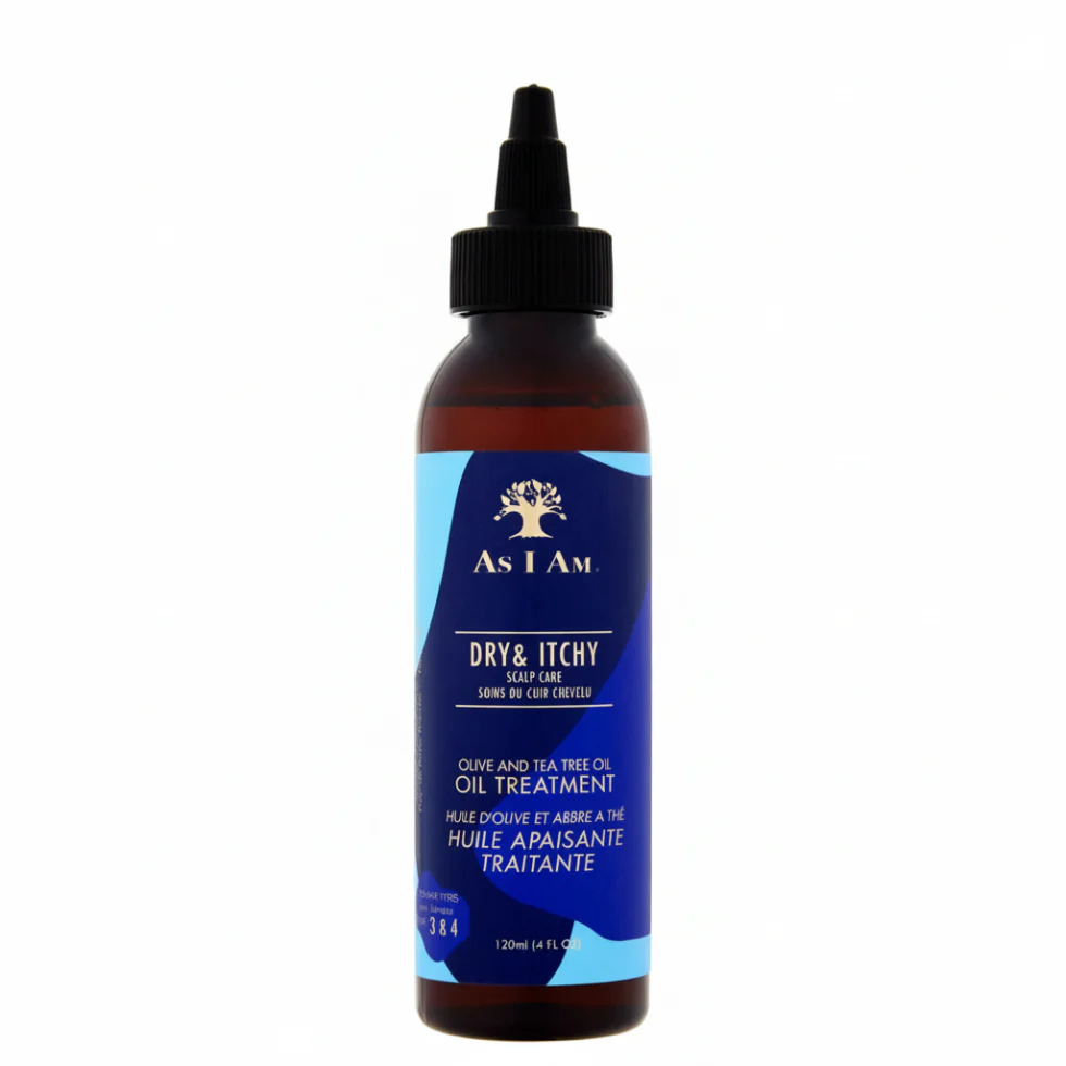 🌿 As I Am Dry & Itchy Scalp Oil Treatment 120ml | Anti-Dandruff Care
