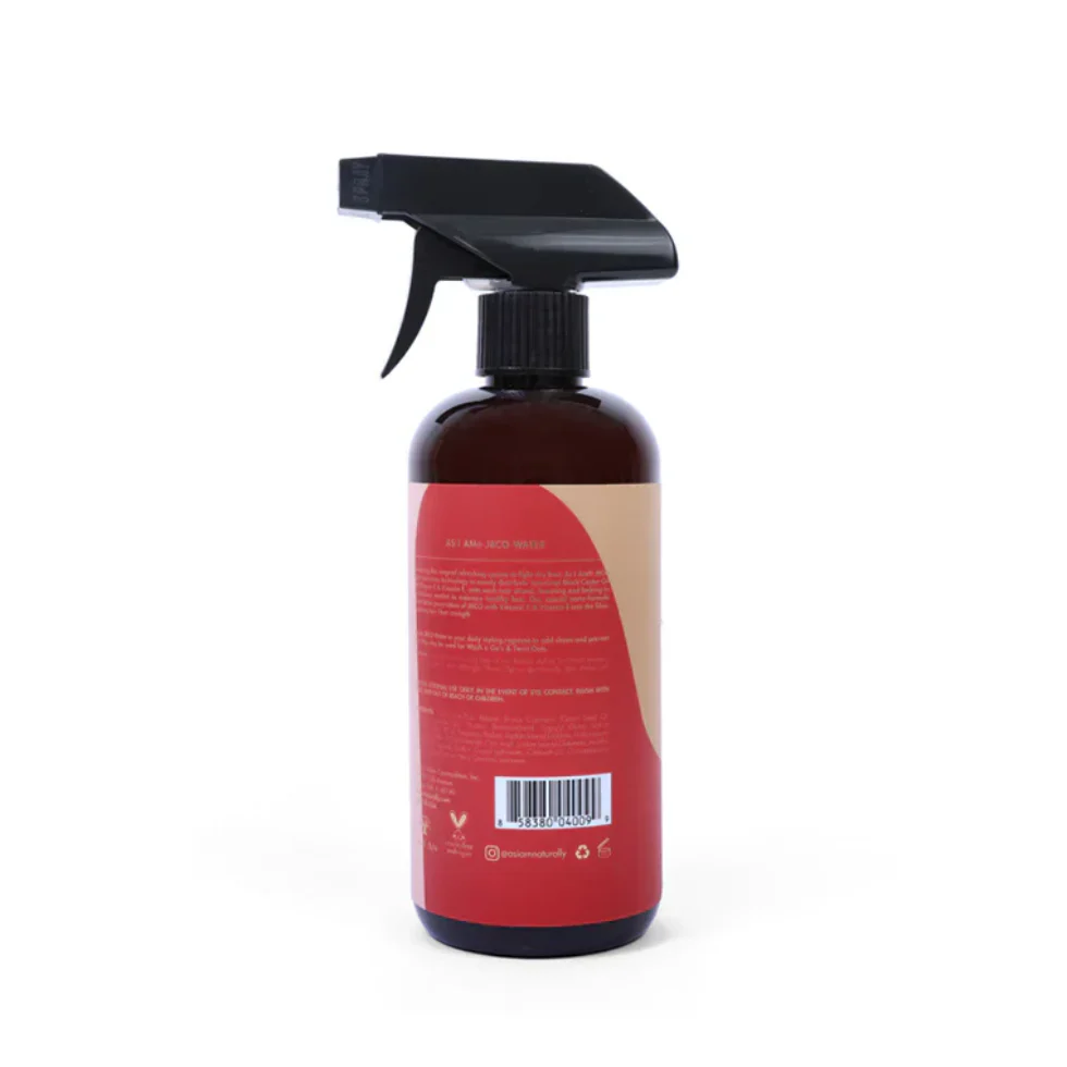 As I Am JBCO Water 16oz | Ceramide & Vitamin C & E Hair Mist - Image 2