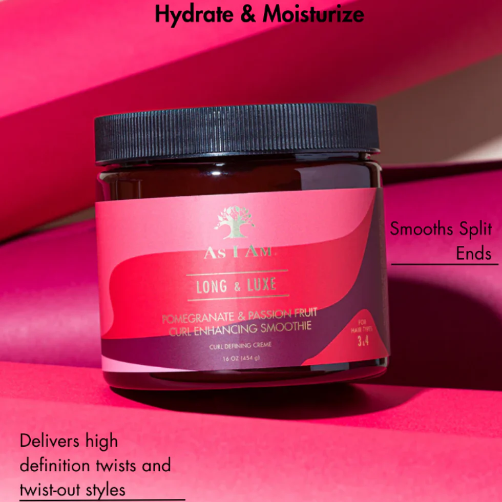 As I Am Long & Luxe Curl Smoothie 16oz | Define & Hydrate Curls - Image 2