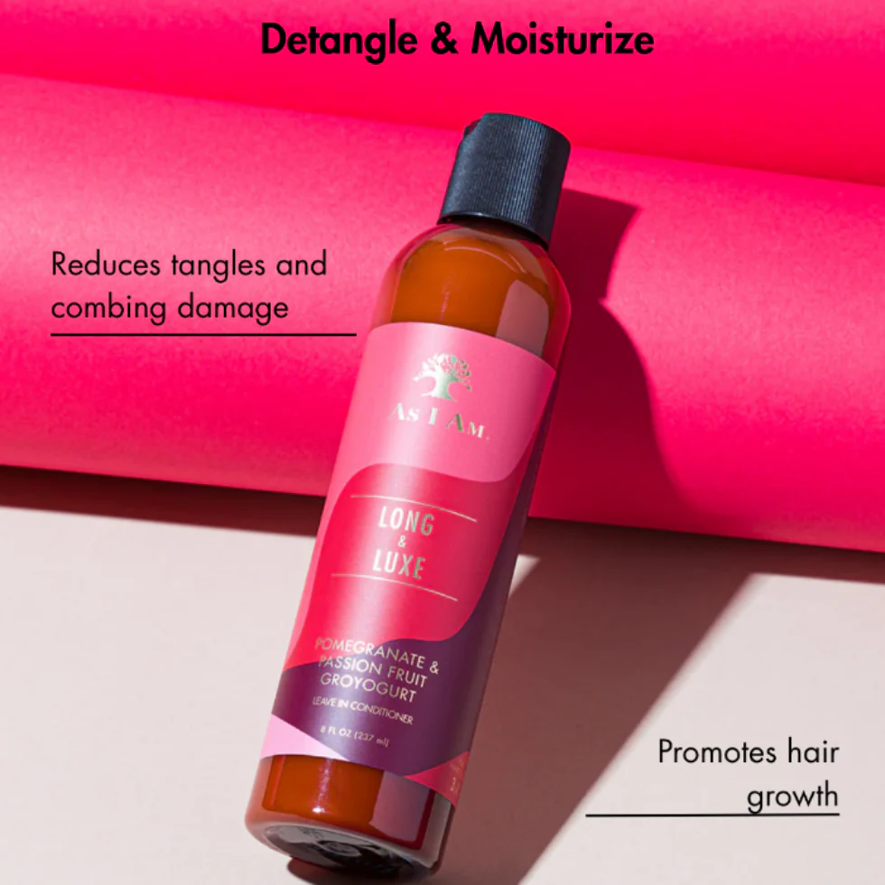 As I Am Long & Luxe Gro Yogurt Leave-In 237ml | Curl Hydration & Care - Image 2