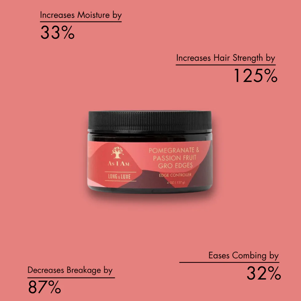 As I Am Long & Luxe GroEdges 113g | Strong Hold & Hairline Care - Image 2