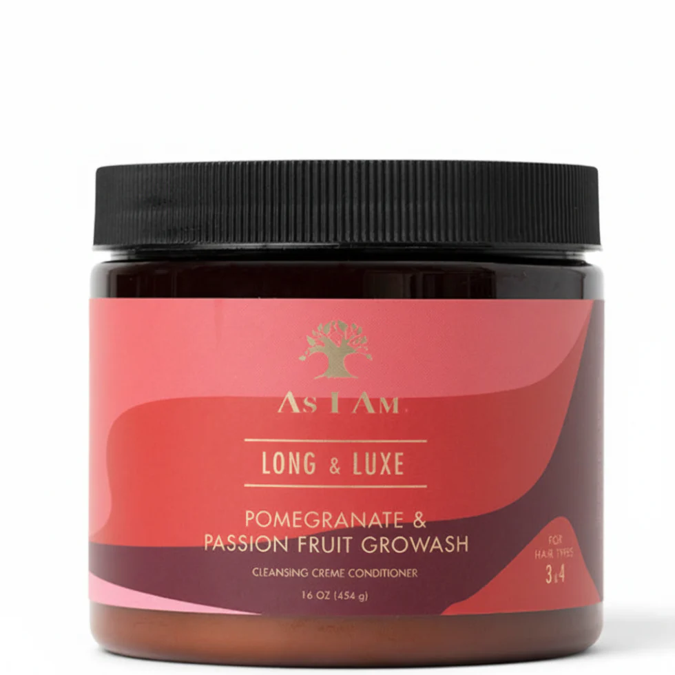As I Am Long & Luxe Growash 454g | Pomegranate Cleansing Conditioner