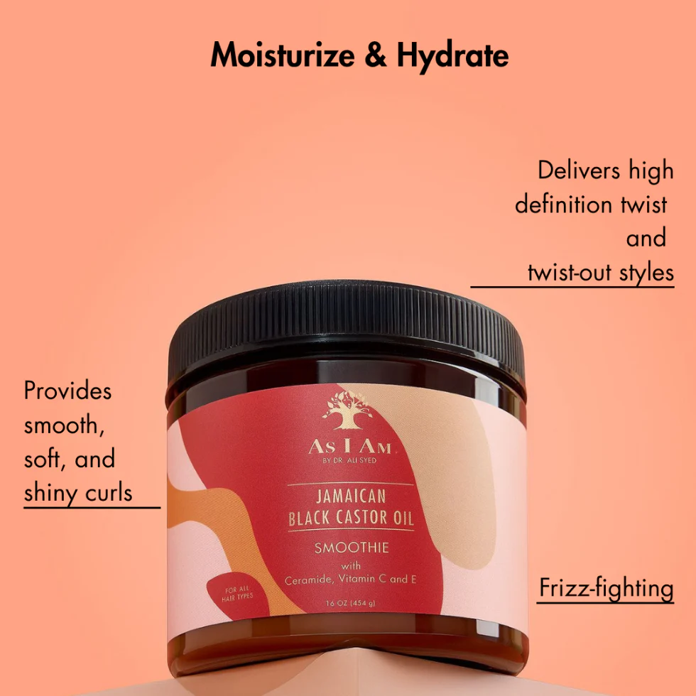 As I Am JBCO Smoothie 454g | Curl Define & Moisturize Hair - Image 3