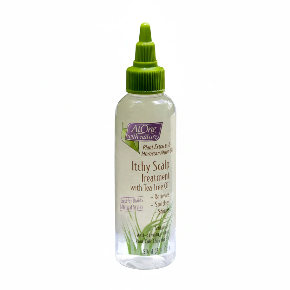 AtOne Itchy Scalp Treatment 2oz | Tea Tree Oil Soothes, Relieves & Refreshes