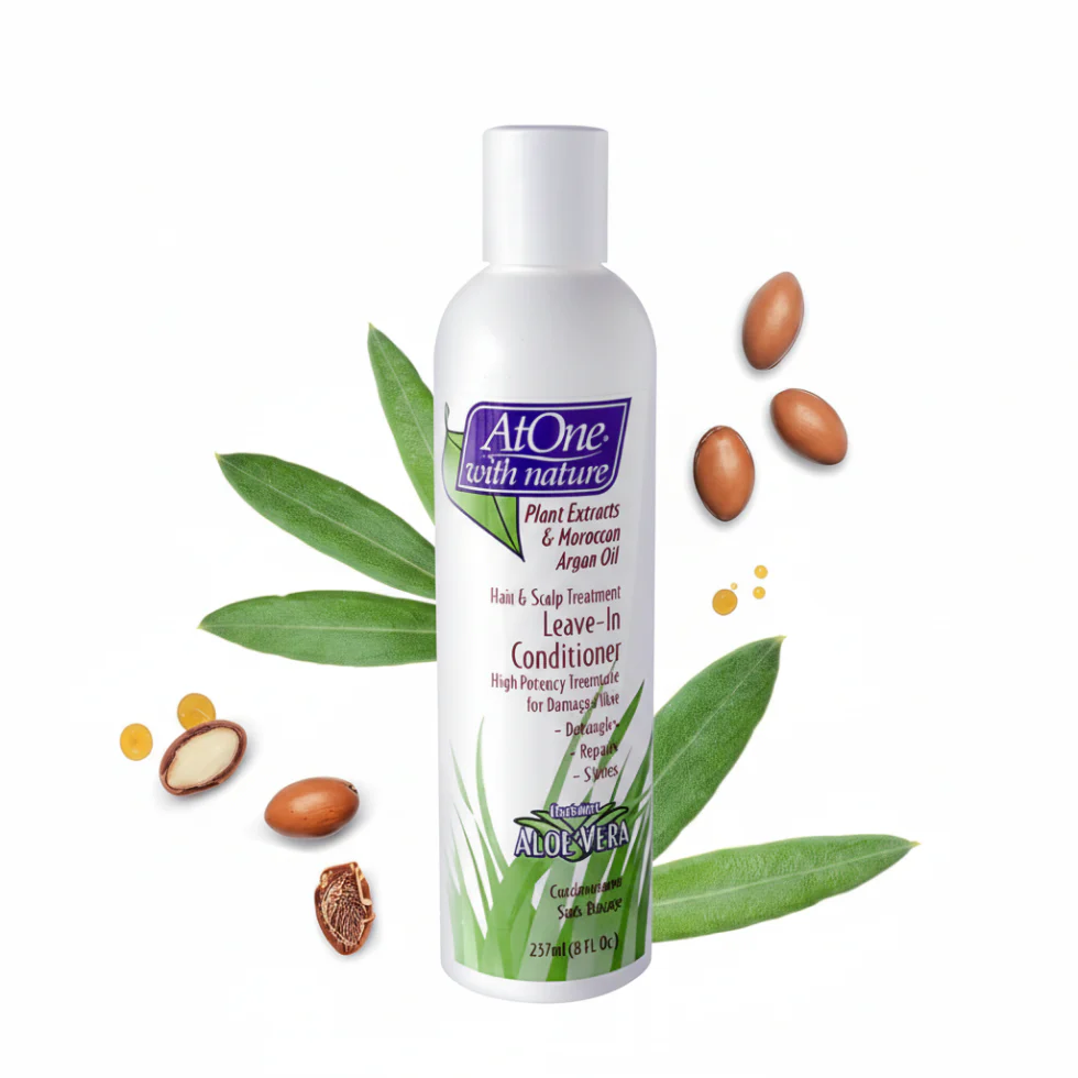 AtOne Hair & Scalp Leave-In Conditioner 8oz | Detangle, Repair & Shine Care