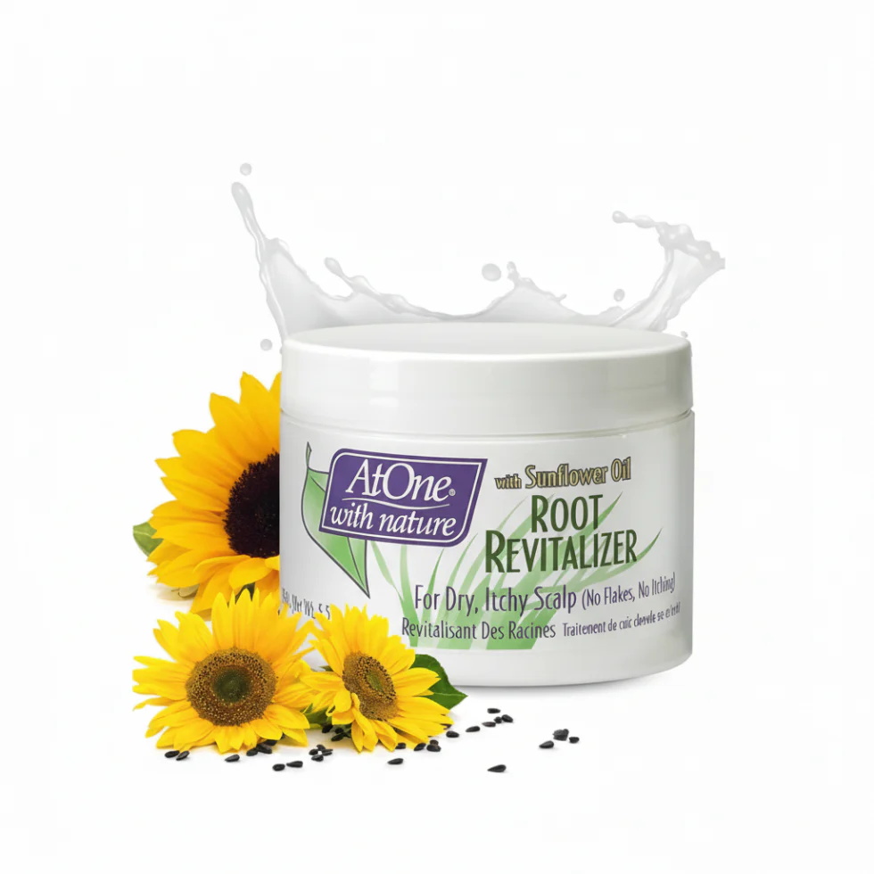 AtOne Sunflower Oil Root Revitalizer 5.5oz | Dry & Itchy Scalp Relief Care